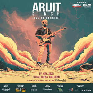 Desi Events Arijit Singh Live in Concert at Etihad Arena in Abu Dhabi Desi Events Shop Online at Dubai Offers