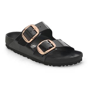 Arizona Big Buckle Natural Leather Patent High-Shine Black Female Female Shop Online at Dubai Offers