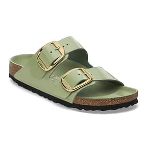 Arizona Big Buckle Natural Leather Patent High-Shine Green Tea Female Female Shop Online at Dubai Offers