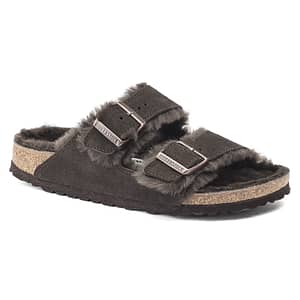 Arizona Shearling Suede Leather/Fur mocca Unisex Shoes Shop Online at Dubai Offers