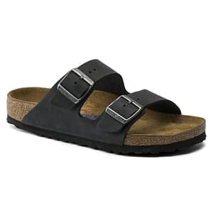 Arizona Soft Footbed Natural Leather Oiled Black Unisex Shoes Shop Online at Dubai Offers