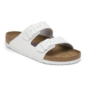 Arizona Soft Footbed Natural Leather White Unisex Shoes Shop Online at Dubai Offers