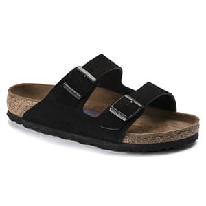 Arizona Soft Footbed Suede Leather Black Unisex Shoes Shop Online at Dubai Offers