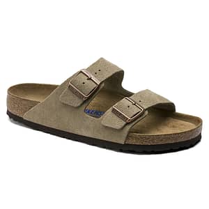 Arizona Soft Footbed Suede Leather Taupe Unisex Shoes Shop Online at Dubai Offers