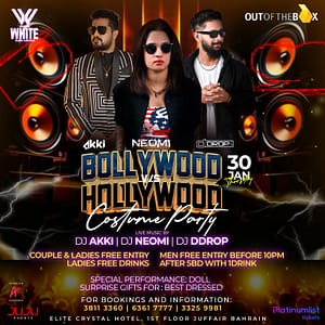 Desi Events Bollywood vs Hollywood Costume Party at Elite Crystal Hotel Desi Events Shop Online at Dubai Offers