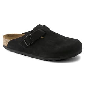 Boston Soft Footbed Suede Leather Black Unisex Shoes Shop Online at Dubai Offers