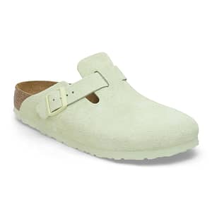 Boston Soft Footbed Suede Leather Faded Lime Unisex Shoes Shop Online at Dubai Offers