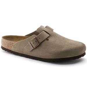 Boston Soft Footbed Suede Leather Taupe Unisex Shoes Shop Online at Dubai Offers