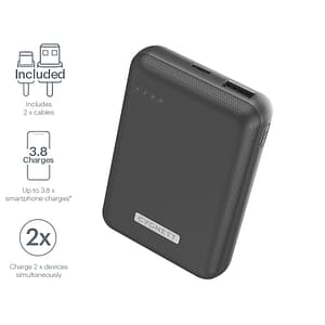 Cygnett ChargeUp Reserve 10000 mAh 18W Power Bank – Black Accessories Shop Online at Dubai Offers