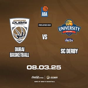 Sports Events Dubai Basketball vs Sc Derby at Coca-Cola Arena in Dubai Sports Events Shop Online at Dubai Offers