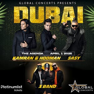 Persian Events Kamran Hooman – Sasy & X Band – Again By Global Concerts by Mario DaMicheli Persian Events Shop Online at Dubai Offers