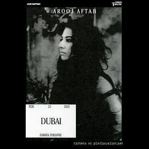 Live Nation Middle East presents Arooj Aftab at Zabeel Theatre in Dubai – Concerts Concerts Shop Online at Dubai Offers