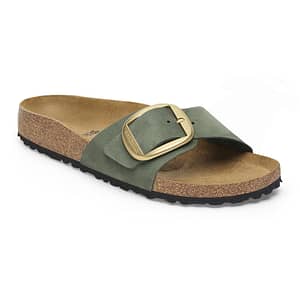 Madrid Big Buckle Nubuk Leather Thyme Female Female Shop Online at Dubai Offers