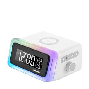 Momax – Q. Clock 2 Digital Clock with Wireless Charger Accessories Shop Online at Dubai Offers