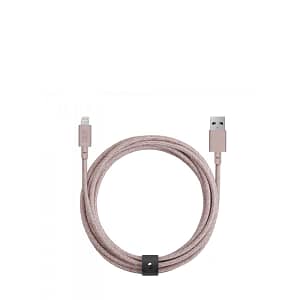 Native Union – Belt Cable XL 3 Meter Lightning – Rose Accessories Shop Online at Dubai Offers