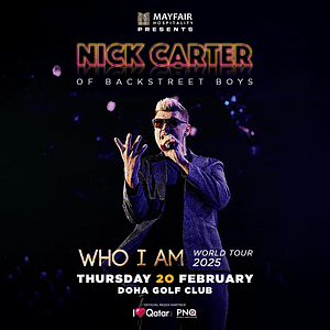 Concerts Nick Carter Live In Doha Concerts Shop Online at Dubai Offers