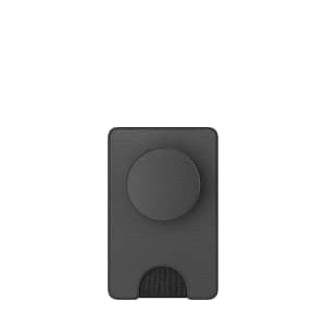 Popsockets – PopGrip PopWallet+ – Pebbled Vegan Leather Black Accessories Shop Online at Dubai Offers