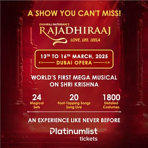 Rajadhiraaj – The Musical at Dubai Opera – Shows and Theatrical Plays Shows and Theatrical Plays Shop Online at Dubai Offers