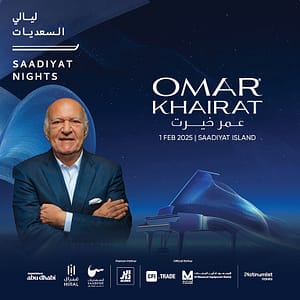 Saadiyat Nights – Omar Khairat Live at Abu Dhabi – Shows and Theatrical Plays Shows and Theatrical Plays Shop Online at Dubai Offers