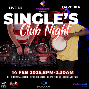 Nightlife Singles Club Night At Elite Crystal Hotel, Juffair Nightlife Shop Online at Dubai Offers