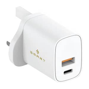 Smart iConnect Premium 30W PD and 18W Qualcomm 3.0 Wall Charger Men's Shop Online at Dubai Offers