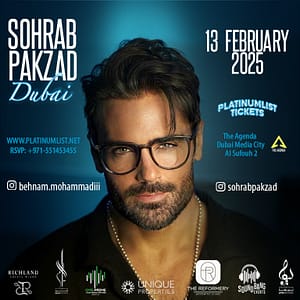 Concerts Sohrab Pakzad Live in Dubai – A Night to Remember Concerts Shop Online at Dubai Offers