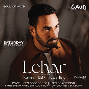 Nightlife Soul of Cavo Presents Lehar Live in Dubai Nightlife Shop Online at Dubai Offers