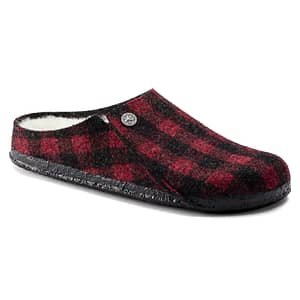 Zermatt Shearling Felt Plaid Red Unisex Shoes Shop Online at Dubai Offers