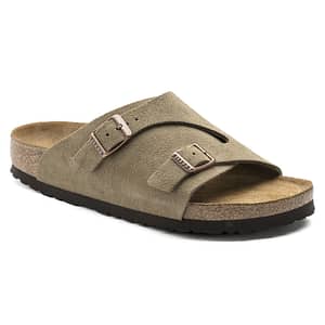 Zürich Soft Footbed Suede Leather Taupe Unisex Shoes Shop Online at Dubai Offers