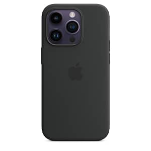 iPhone 14 Pro Silicone Case with MagSafe – Midnight Accessories Shop Online at Dubai Offers