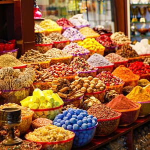 Dubai Souks and Creekside Food Walk  The Spice Souk