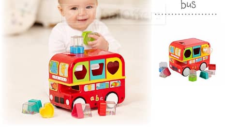 ELC New toy Shape Sorting Bus