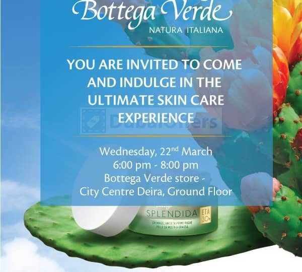 Join Bottega Verde ultimate skin care experience