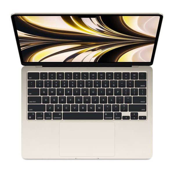 Apple MacBook Air M2 Chip | 8-Core GPU | 8GB | 256GB SSD | 13.3 Inch | Starlight | Laptop |MLY13-LL-M2