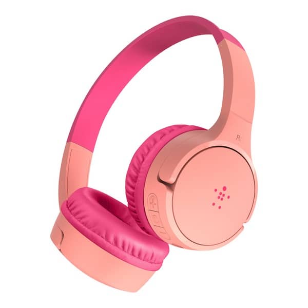 Belkin Sound Form Mini| Kids Special | Wireless Bluetooth Headphones | BL-HS-BT-002 | Pink Color