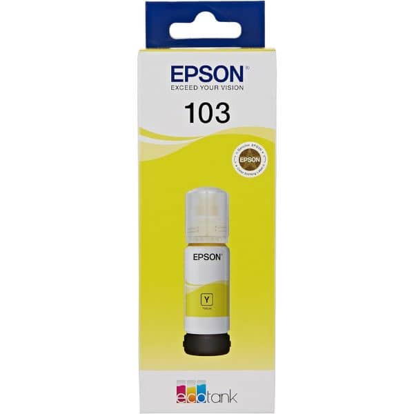 Epson 103 EcoTank ink bottle 65ml|Color Yellow | C13T00S44A