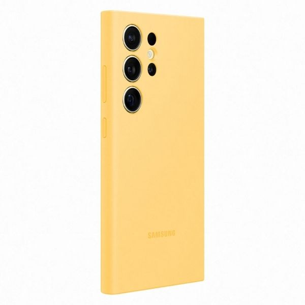 Samsung Galaxy S24 Ultra Silicone Case - Yellow