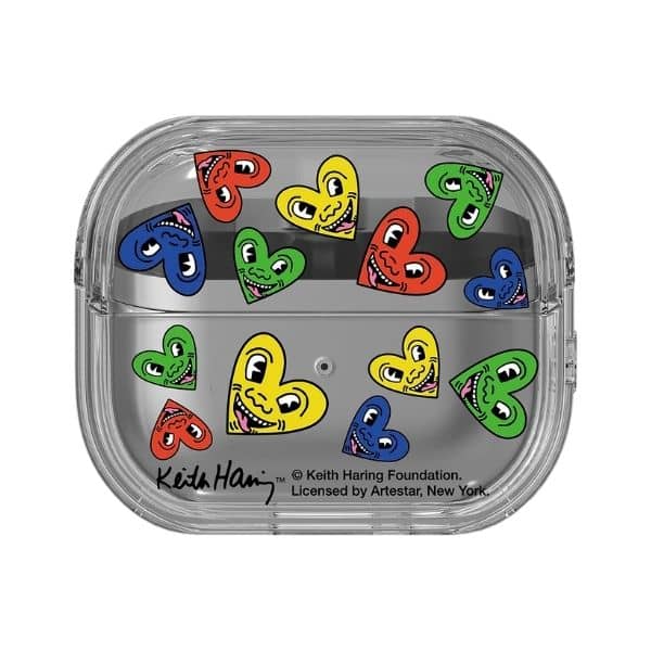 Samsung Galaxy Buds3 Pro Keith Haring Heart Clear Cover | GP-FPR630SBATW