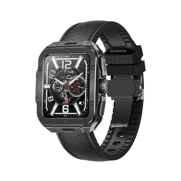 Swiss Military| ALPS 2| 4GB| Color Black Metal Frame| Black leather Strap