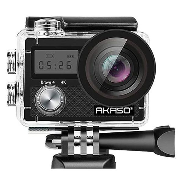 Akaso Brave 4 Action Camera | 4K Ultra HD | 20MP | WiF | Touchscreen | Waterproof| EIS| 30m Diving