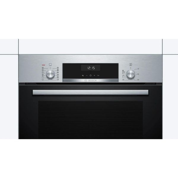 Bosch | Serie 4 built-in oven | 60 x 60 cm Stainless steel| HIJ557YS0M| Color Black