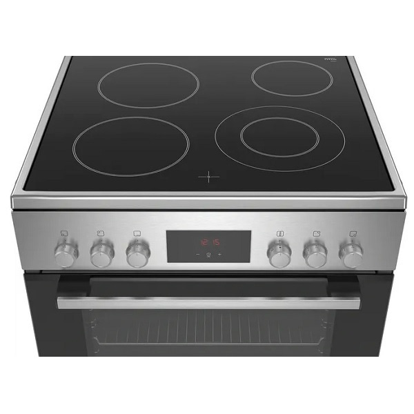 Bosch 4 Electric Cooker | 60 cm Stainless Steel | Electric Oven | HKQ38A150M