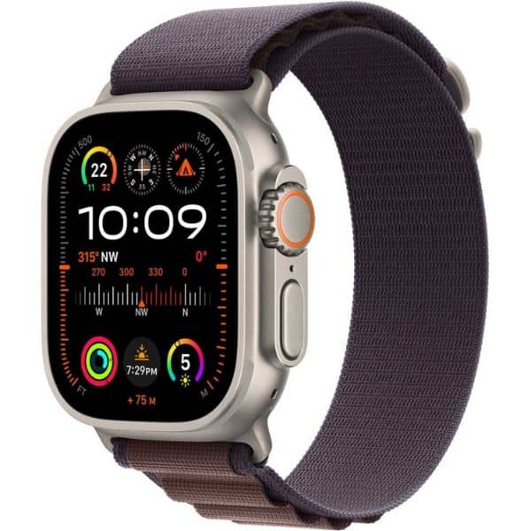 Apple Watch Ultra 2 GPS + Cellular| 49mm| Titanium Case with Indigo Alpine Loop