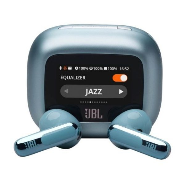 JBL Live Flex 3 | Hi-Res Audio True ANC TWS | Smart Case with Touch Display | 50H Playtime | Wireless Charging | 6 Mic | Multipoint Connection | IP...