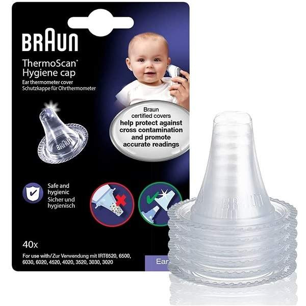 Braun Thermometer Cap | Ear ThermoScan Protective Cap Refill | LF40