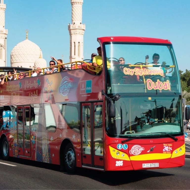 3 Day Hop On Hop Off Ticket with Aquaventure Super Pass and Dhow Cruise  Dubai Mall