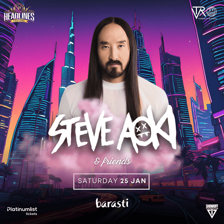 Steve Aoki at Barasti Beach in Dubai  Barasti Beach