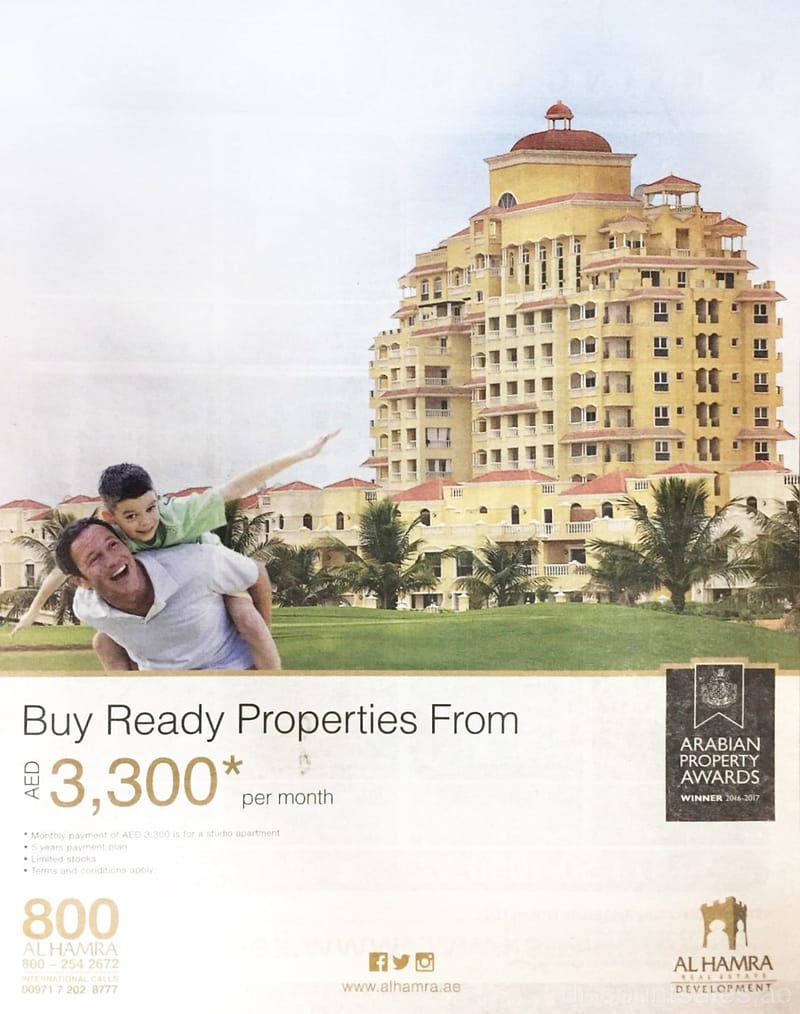 Buy Ready Properties From AED 3,300* per month Miscellaneous Shop Online at Dubai Offers 2