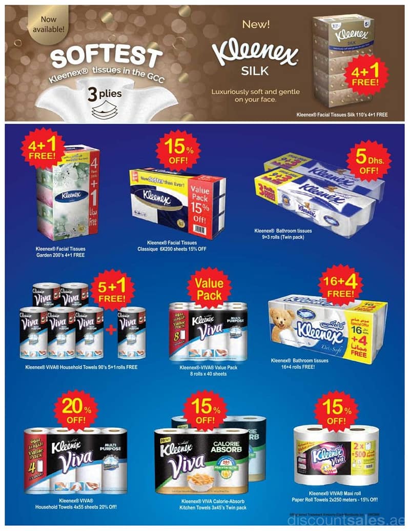 New Kleenex Tissues Special Offer @ Union Coop Everyday Essentials Shop Online at Dubai Offers 2