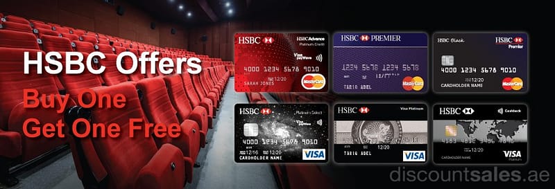 Buy One Ticket Get One Free with HSBC Banks Shop Online at Dubai Offers 2